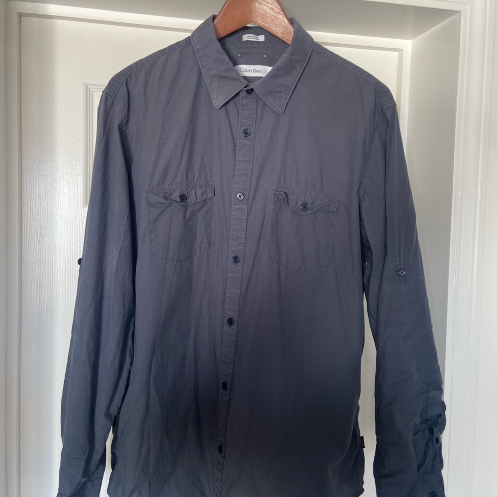 Calvin Klein Black Dress Shirt